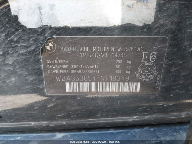 WBA3B3G54FNT18349 BMW 328i Xdrive