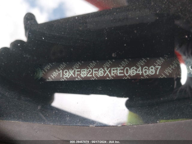 Honda CIVIC EX 2015 19XFB2F8XFE064687 Image 9