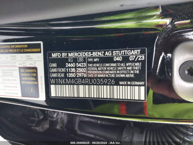 W1NKM4GB4RU035926 Mercedes-Benz Glc 300 Suv