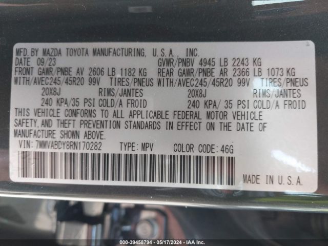 7MMVABDY8RN170282 Mazda Cx-50 2.5 Turbo Premium
