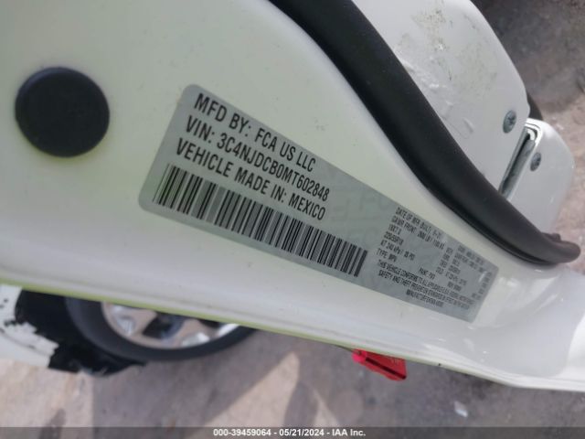 3C4NJDCB0MT602848 Jeep Compass Limited 4x4