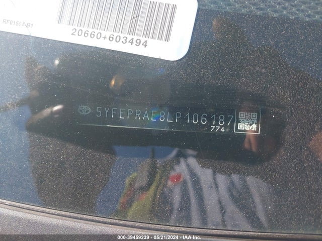 Toyota COROLLA LE 2020 5YFEPRAE8LP106187 Image 9