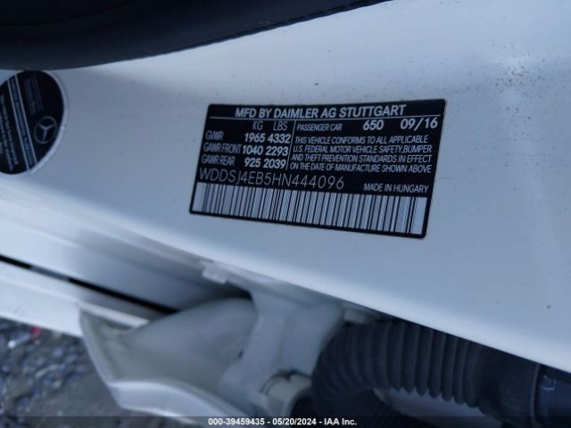 WDDSJ4EB5HN444096 Mercedes-Benz CLA 250