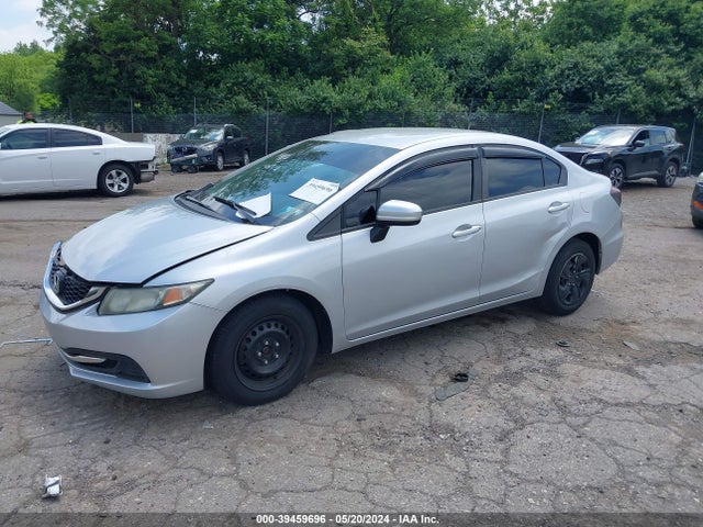 Honda Civic Lx 2014 2HGFB2F59EH546223 Image 2