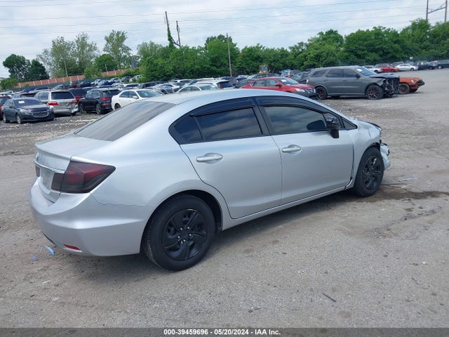 Honda Civic Lx 2014 2HGFB2F59EH546223 Image 4