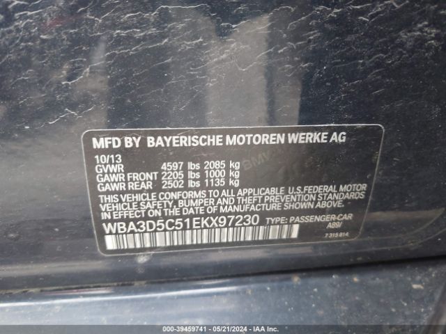 WBA3D5C51EKX97230 BMW 328d Xdrive