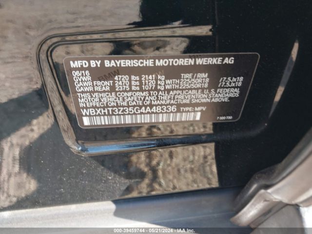 WBXHT3Z35G4A48336 BMW X1 Xdrive28i