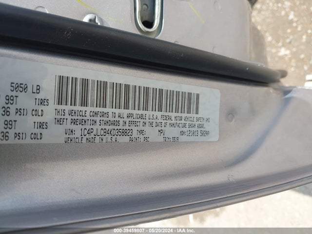 1C4PJLCB4KD358823 Jeep Cherokee Latitude Fwd