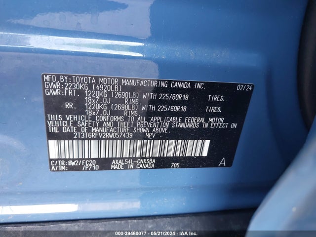 Toyota Rav4 Se Hybrid 2024 2T3T6RFV2RW057439 Image 9