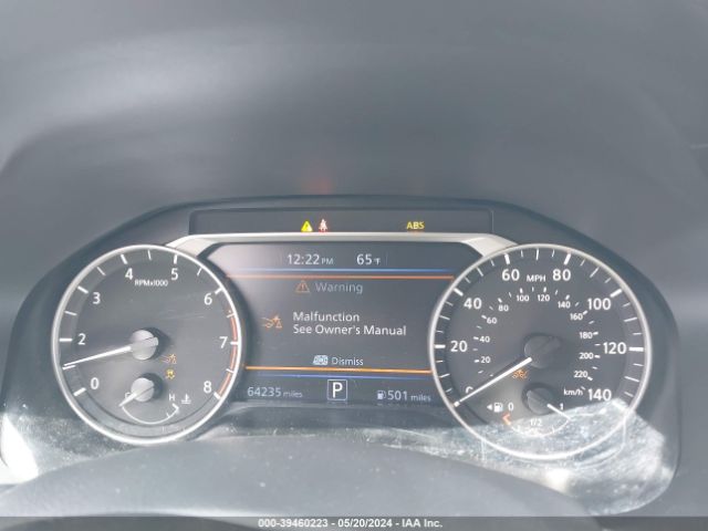 1N4BL4DV5NN318323 Nissan Altima Sv Fwd