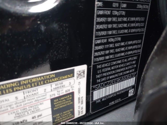 2019 JAGUAR F-PACE SADCZ2EE9KA606479 Photo 8