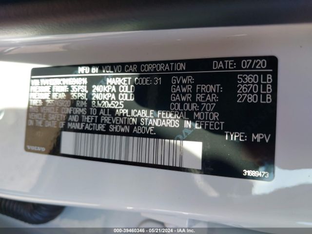 YV4102RK1M1694814 Volvo Xc60 T5 Momentum