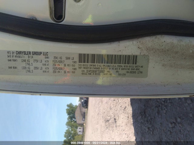 Dodge Journey Sxt 2015 3C4PDDBG6FT532837 Image 9