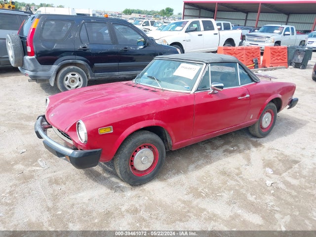 1975 FIAT SPIDER 0000124cs10089712 Photo 1