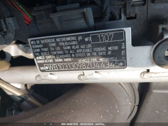 2008 BMW R1200 WB10313098ZU44345 Photo 9