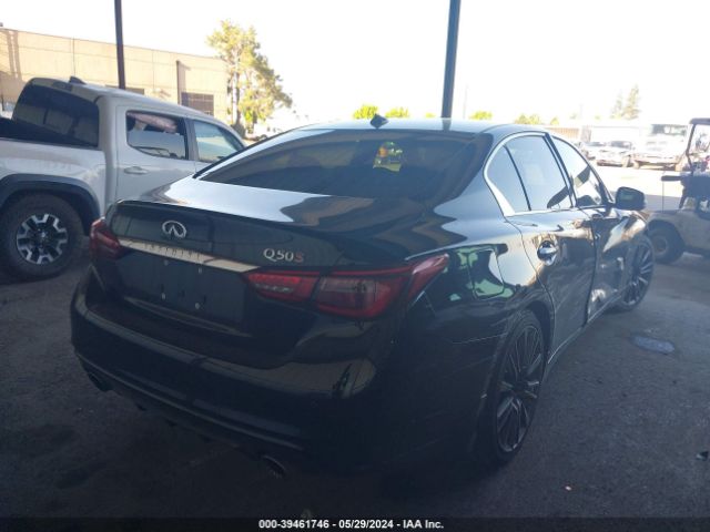 JN1FV7AP7JM460530 Infiniti Q50 3.0t Red Sport 400