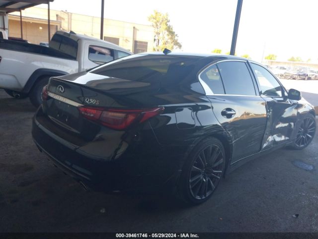 JN1FV7AP7JM460530 Infiniti Q50 3.0t Red Sport 400