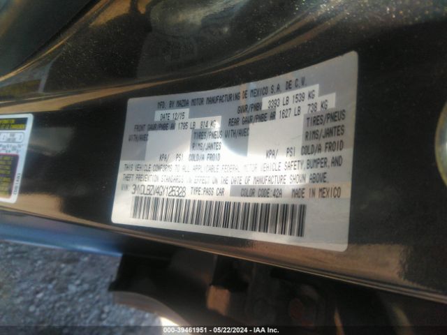 3MYDLBZV4GY125328 Scion IA