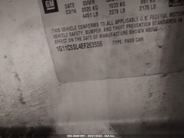 1G11C5SL4EF263556 Chevrolet MALIBU 1LT