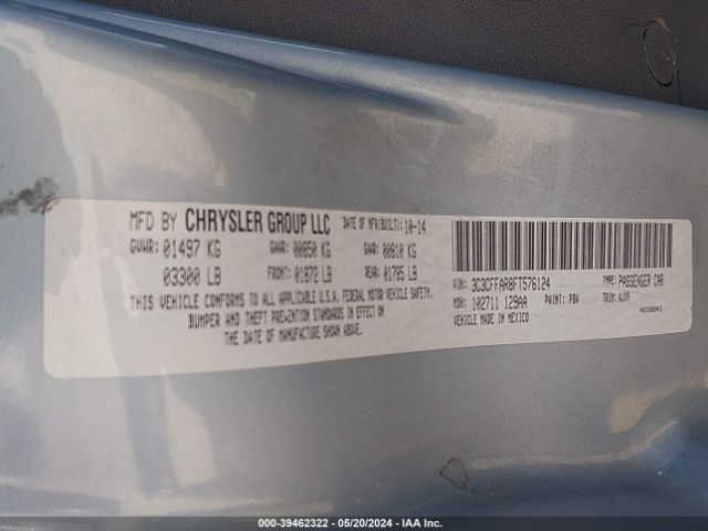 3C3CFFAR8FT576124 Fiat 500 POP
