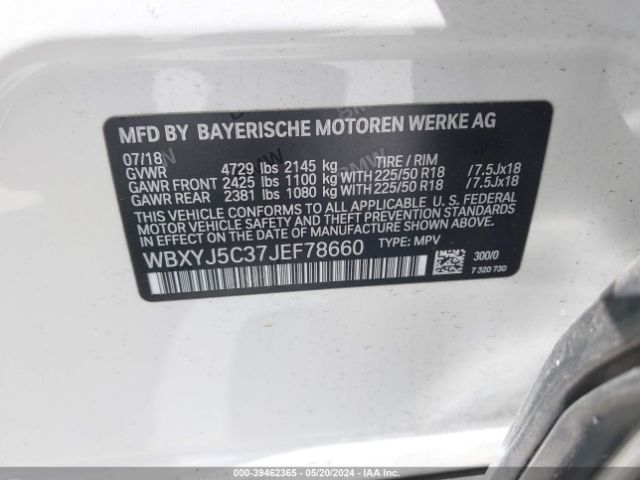 WBXYJ5C37JEF78660 BMW X2 Xdrive28i