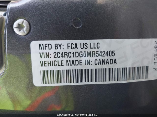 2C4RC1DG6MR542405 Chrysler Voyager Lxi