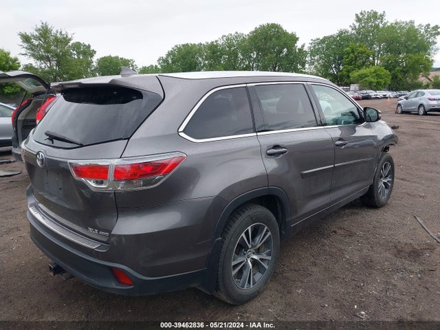 Toyota Highlander Xle V6 2016 5TDJKRFH4GS317383 Image 4
