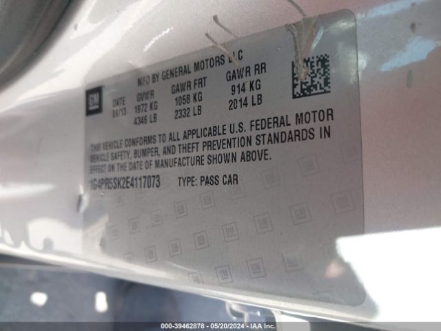 1G4PR5SK2E4117073 Buick Verano Convenience Group