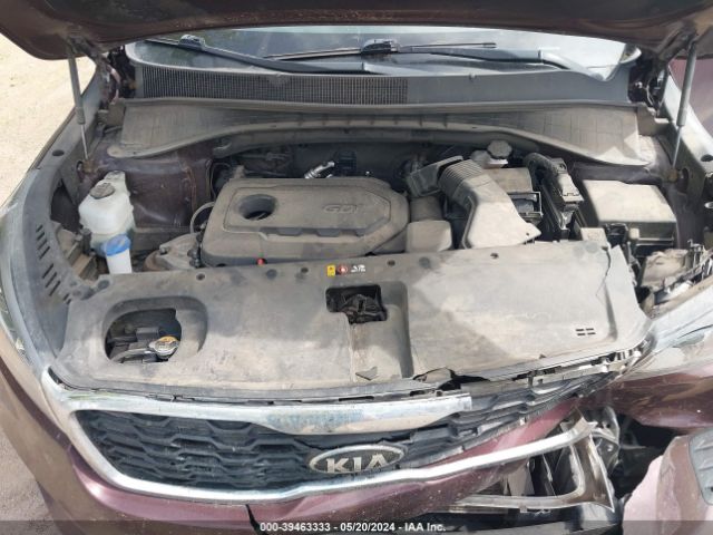 5XYPG4A35KG501697 KIA Sorento 2.4l Lx