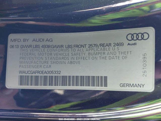 WAUCGAFR0EA005332 Audi S5 3.0t Premium Plus