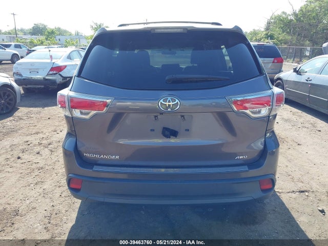 Toyota Highlander Le 2016 5TDZARFH6GS022081 Image 16