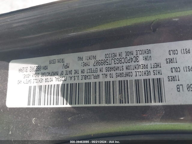 Dodge Journey Sxt 2018 3C4PDCBG3JT509907 Image 9