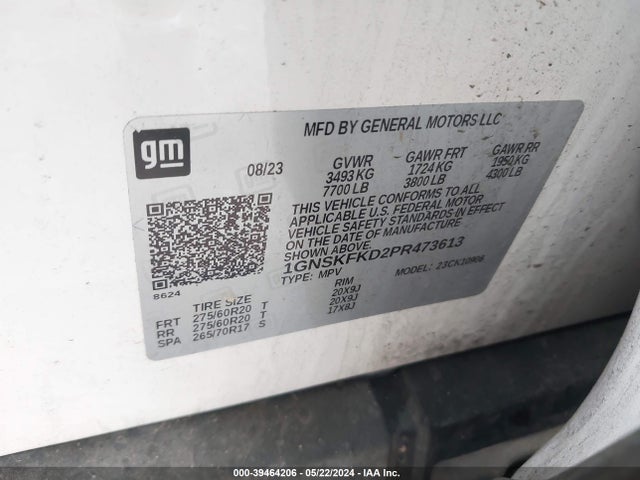 Chevrolet Suburban 4wd Premier 2023 1GNSKFKD2PR473613 Image 9