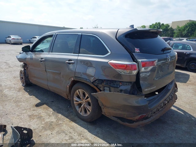 Toyota Highlander Le Plus V6 2014 5TDZKRFH3ES004888 Image 3