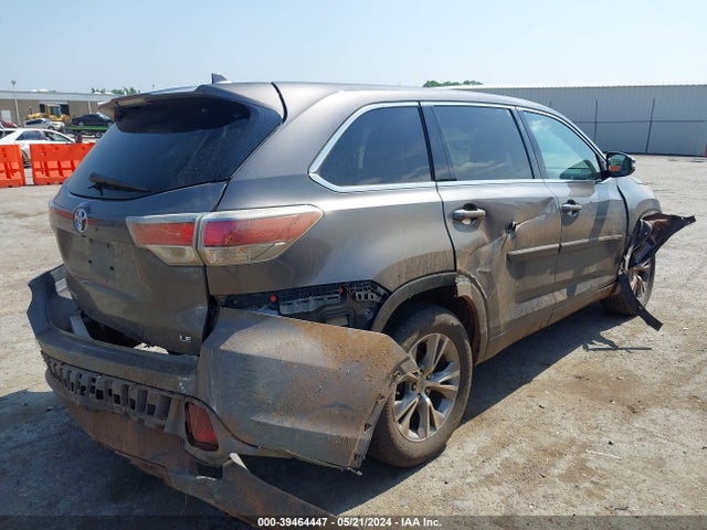 Toyota Highlander Le Plus V6 2014 5TDZKRFH3ES004888 Image 4