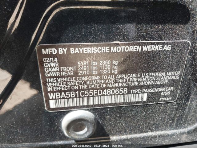 WBA5B1C55ED480658 BMW 535i