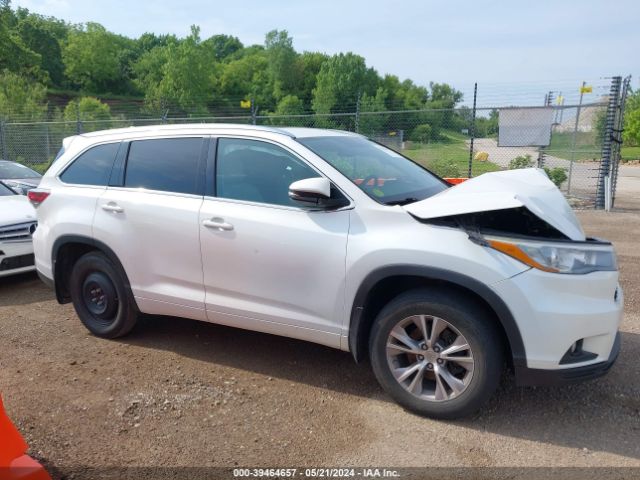 5TDJKRFH0FS155945 Toyota Highlander Xle V6