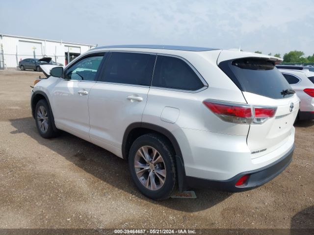 5TDJKRFH0FS155945 Toyota Highlander Xle V6