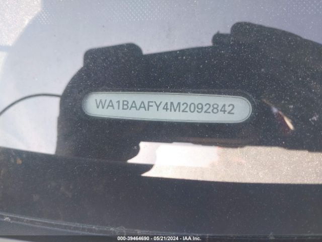 WA1BAAFY4M2092842 Audi Q5 Premium Plus 45 Tfsi Quattro S Tronic