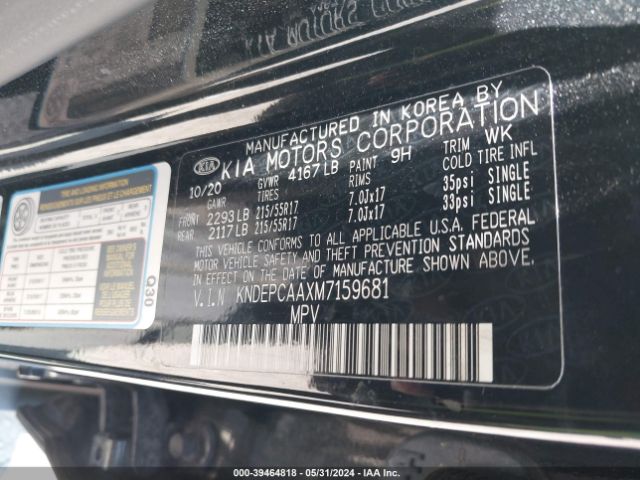 KNDEPCAAXM7159681 KIA Seltos Lx
