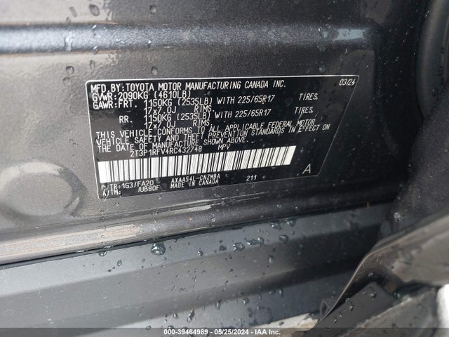 Toyota Rav4 Xle 2024 2T3P1RFV4RC432748 Image 9