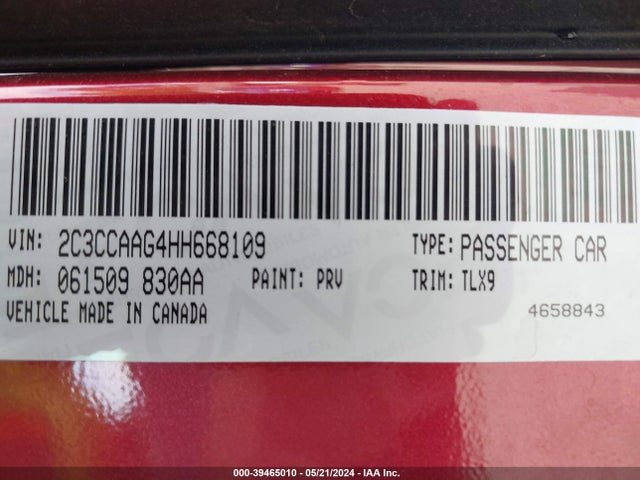 2C3CCAAG4HH668109 Chrysler 300 Limited