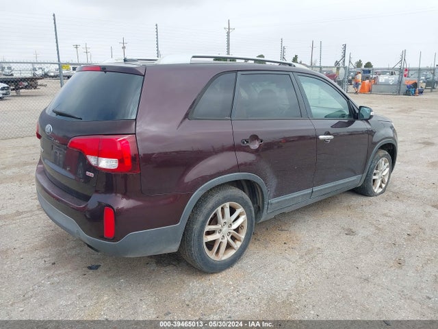 KIA Sorento Lx V6 2014 5XYKT4A78EG470913 Image 4