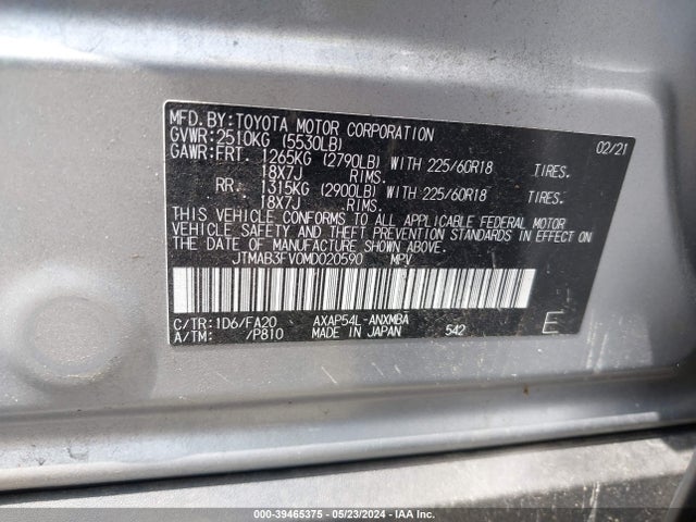 Toyota Rav4 Prime Se 2021 JTMAB3FV0MD020590 Image 9