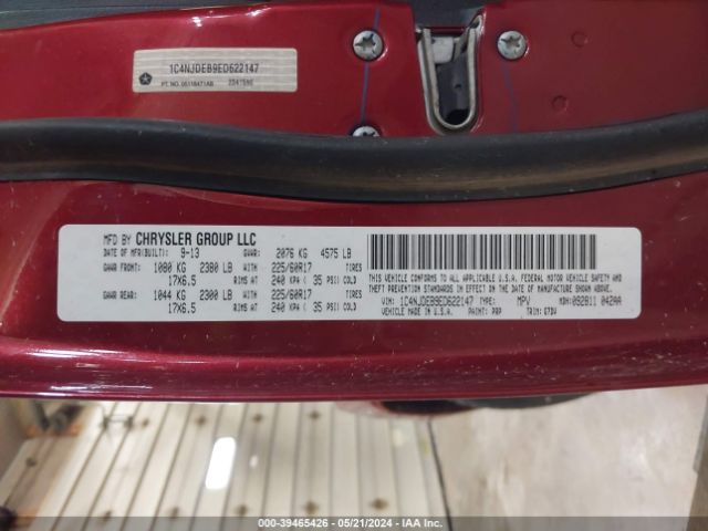 1C4NJDEB9ED622147 Jeep Compass Latitude