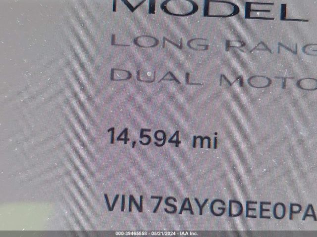 7SAYGDEE0PA119365 Tesla Model Y Awd/long Range Dual Motor All-wheel Drive