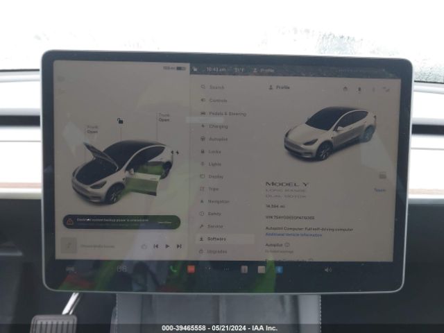 7SAYGDEE0PA119365 Tesla Model Y Awd/long Range Dual Motor All-wheel Drive