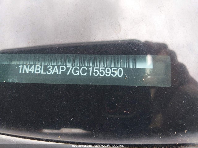 1N4BL3AP7GC155950 Nissan Altima 3.5 Sr