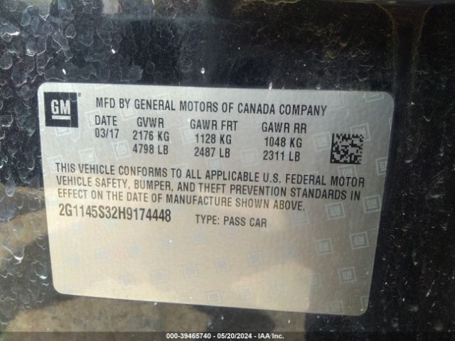 2G1145S32H9174448 Chevrolet IMPALA 2LZ