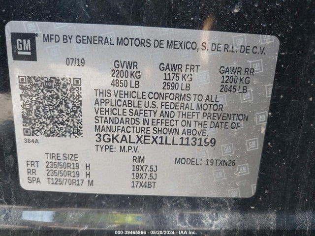 GMC Terrain Awd Denali 2020 3GKALXEX1LL113199 Image 9